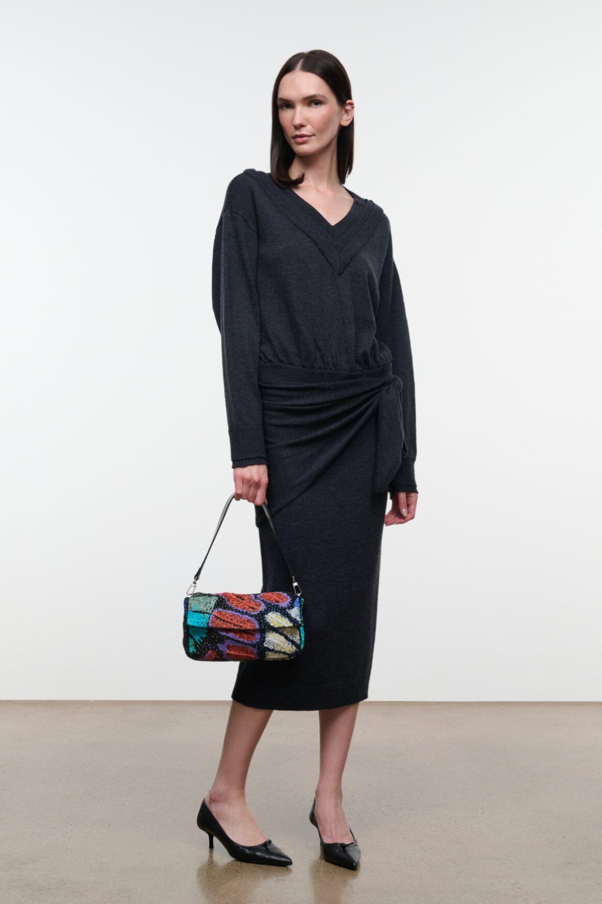 TIMMY SHOULDER BAG | BUTTERFLY CHROME
