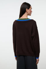 NORMAN SWEATER | DARK OAK MULTI