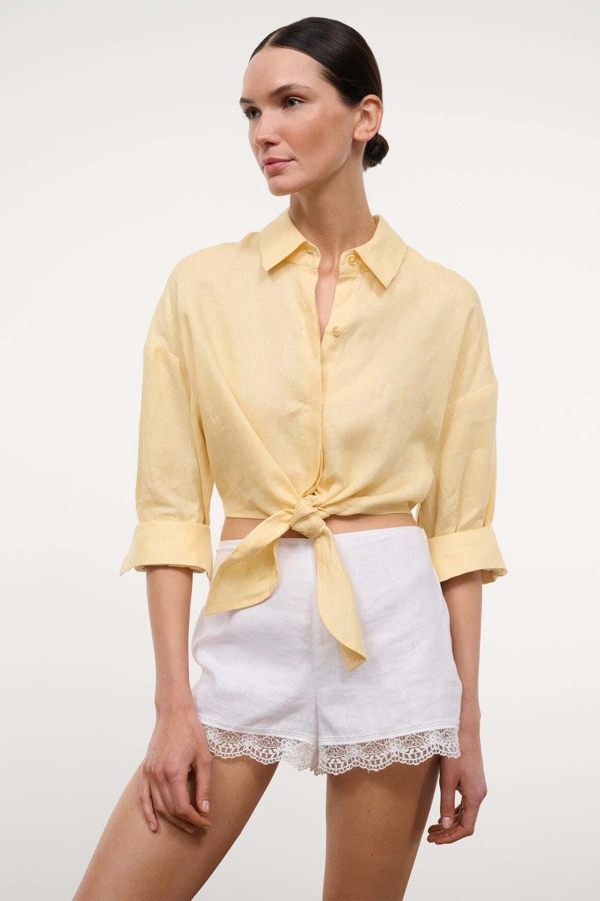 LISA LINEN TOP | BUTTER