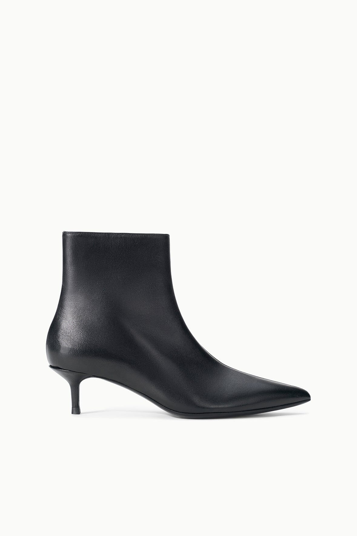 SEBASTIAN ANKLE KITTEN HEEL BOOT | BLACK