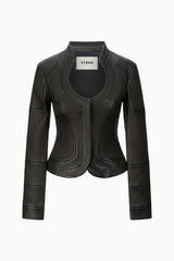 BLAIR LEATHER JACKET | BLACK